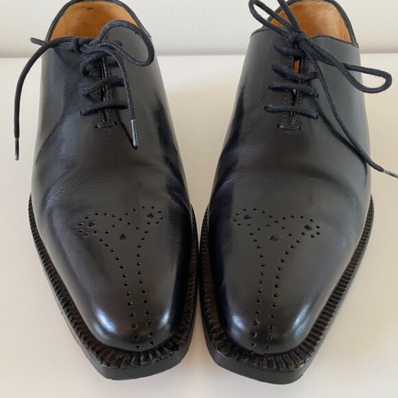 Italian Women's Wholecut Brogue Oxfords | Premium Calfskin | Custom Made - Picture 2 of 16